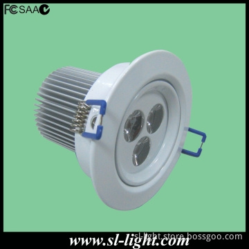 White Color Dimmable 3W LED Down Light with FCC,C-TICK